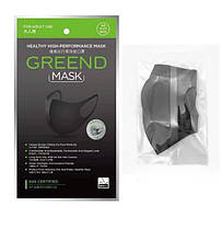 Багаторазова маска Pitta GREEND MASK Захисний распіратор з клапаном видиху Чорна ЗНИЖКА