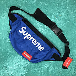 Сумка на пояс Бананка Барыжка Supreme Супрім Blue Синя, фото 1
