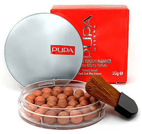 Румяна в шариках Pupa Milano Luminous Touch Blusher Fard Cotto Effetto Velluto