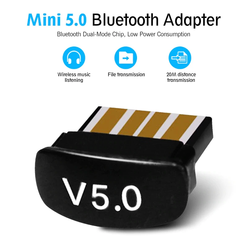 Mini 5.0 USB Bluetooth адаптер Anmone