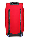 Сумка на колесах гігант XL бордова 80х37х40см/117л/3.1кг/Airtex 821-80, фото 3