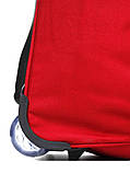 Сумка на колесах гігант XL бордова 80х37х40см/117л/3.1кг/Airtex 821-80, фото 9