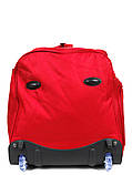 Сумка на колесах гігант XL бордова 80х37х40см/117л/3.1кг/Airtex 821-80, фото 8