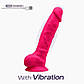 Реалістичний вібратор SilexD Vetus Vibro Pink (MODEL 1 size 8in), 21,5х4,2 см., фото 2