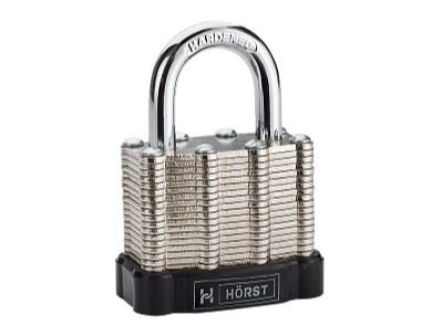 Замок навісний HORST HR-LS-40E сталь (Китай)