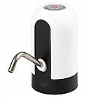 Помпа для води сенсорна, Біла / Автоматична електропомпа на бутель / Помпа автоматична, фото 3