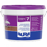 Краска интерьерная для стен и потолка AURA LUX PRO 7 (под тонировку, прозрачная В3)