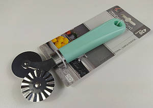 Подвійний ніж для піци і тіста з нержавіючої сталі, для рівної та фігурної нарізки, професійний і домашній кухонний інструмент