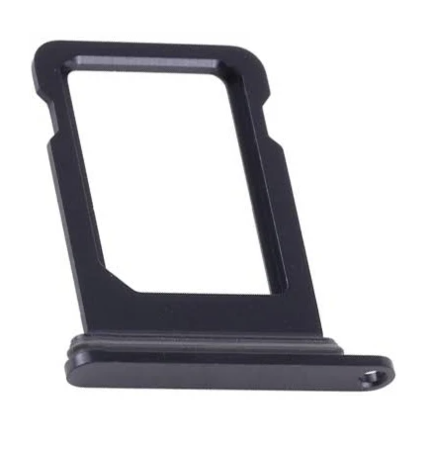 Лоток для сім карти iPhone 12 , колір чорний, 2 sim