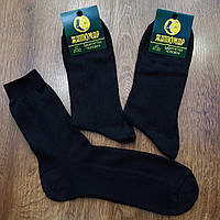 Летние мужские носки в сетку с добавлением льна "Житомир" 6037. Размер 43-44 цвет ЧЕРНЫЙ
