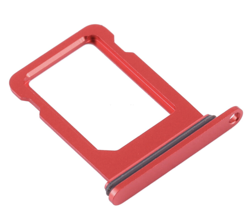 Лоток для сім карти iPhone 12 mini , колір червоний, 1 sim, фото 1