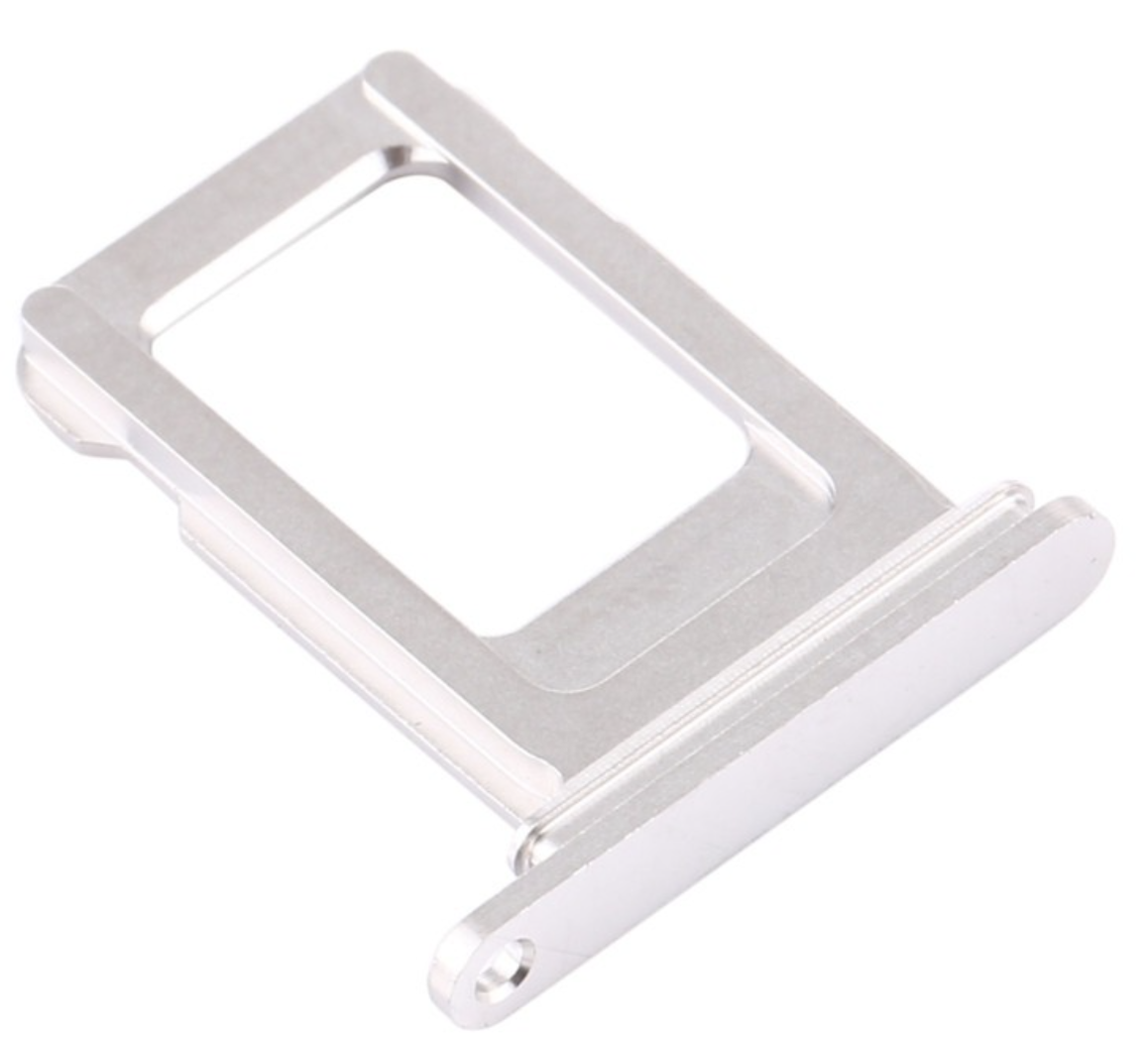Лоток для сім карти iPhone 12 Pro , колір сріблястий, 2 sim, фото 1
