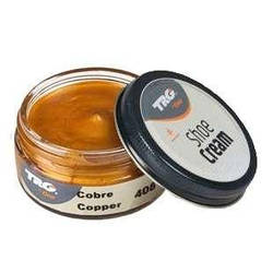 Крем для взуття з гладкої шкіри 408 TRG Shoe Cream, 50 мл мідь
