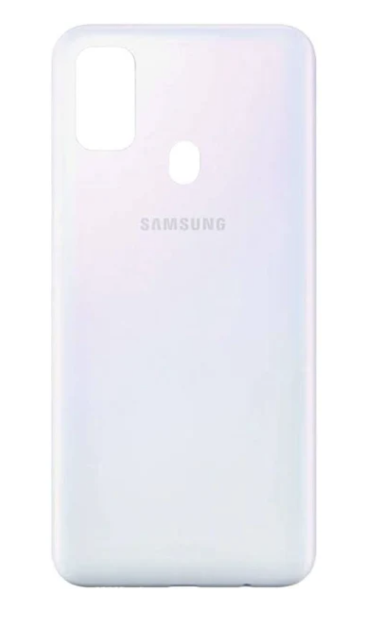 Задня кришка для Samsung M307 Galaxy M30s, біла, фото 1