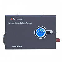 Luxeon UPS-500L 500ВА/Синус/ІБП/стаб./LCD джерело безперебійного живлення для газових котлів 
