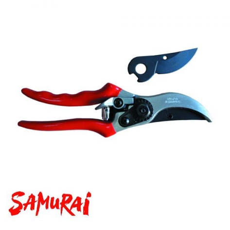 Секатор і запасне лезо з тефлоновим покриттям 2 пр. (Samurai KS-4TSET/SB), фото 2