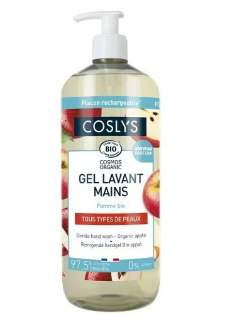 Ніжний гель для миття рук з органічним яблуком Coslys, 1 л