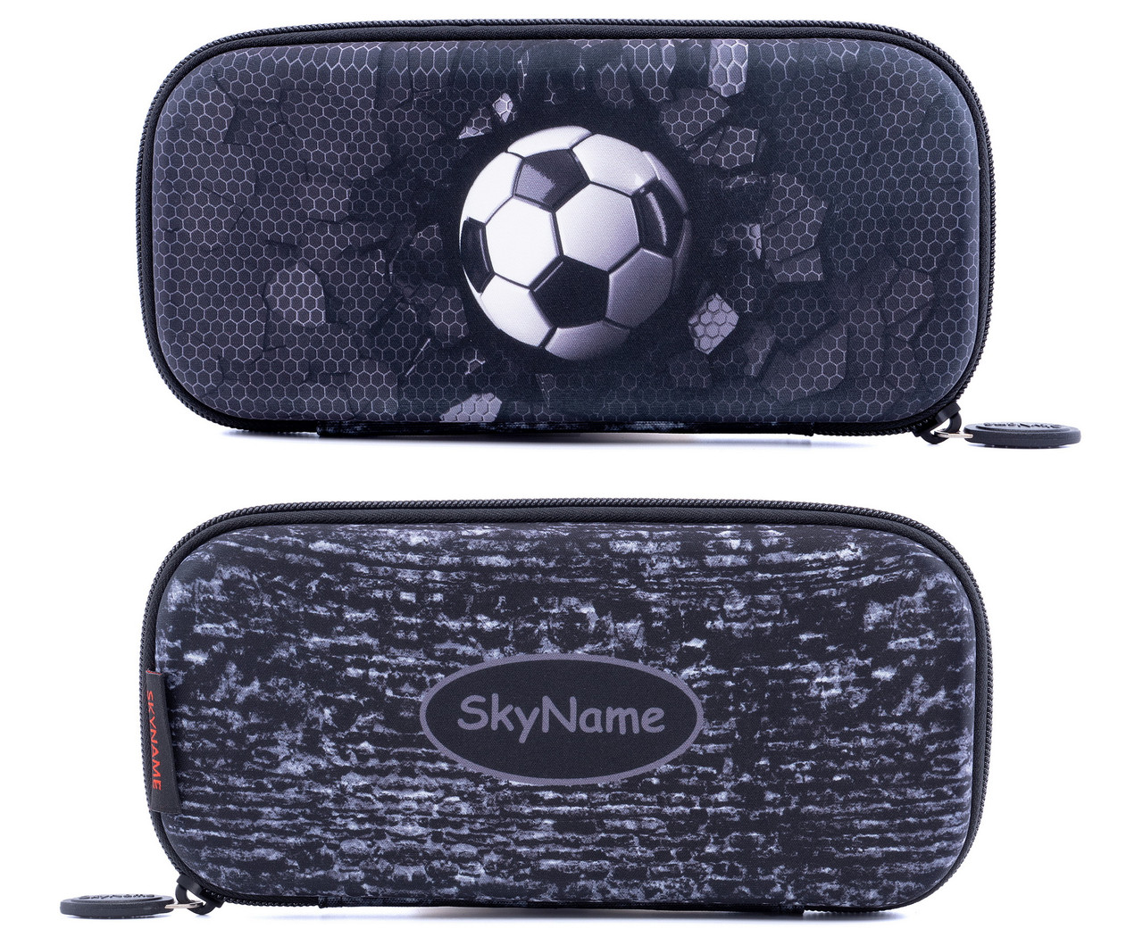 Пенал твердий без наповнення для хлопчика Winner One SkyName М'яч Р-258