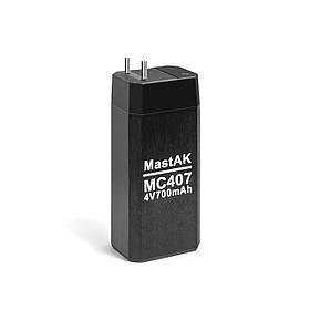 Акумуляторна батарея MC407 MastAK 4V 700mAh (22*30*63) 73грм AMG свинцево-кислотна