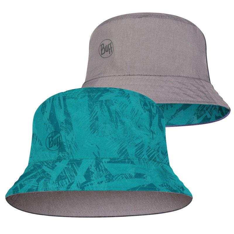 Панама Buff M/L Двостороння TRAVEL BUCKET HAT açai grey-turquoise