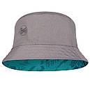 Панама Buff M/L Двостороння TRAVEL BUCKET HAT açai grey-turquoise, фото 6