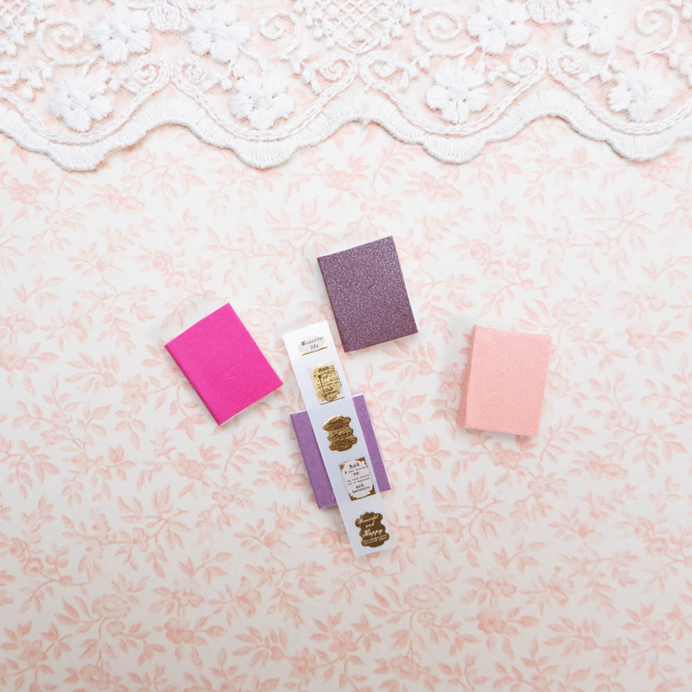 1:12 Мініатюра Набір Блокнотів 2.1 см, фото 1