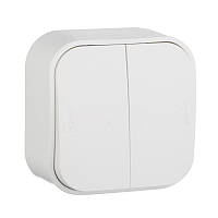 Вимикач 2-клавішний Legrand Forix IP20 білий (782402)
