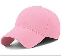 Кепка Бейсболка Мужская Женская City-A Style Однотонная Розовая