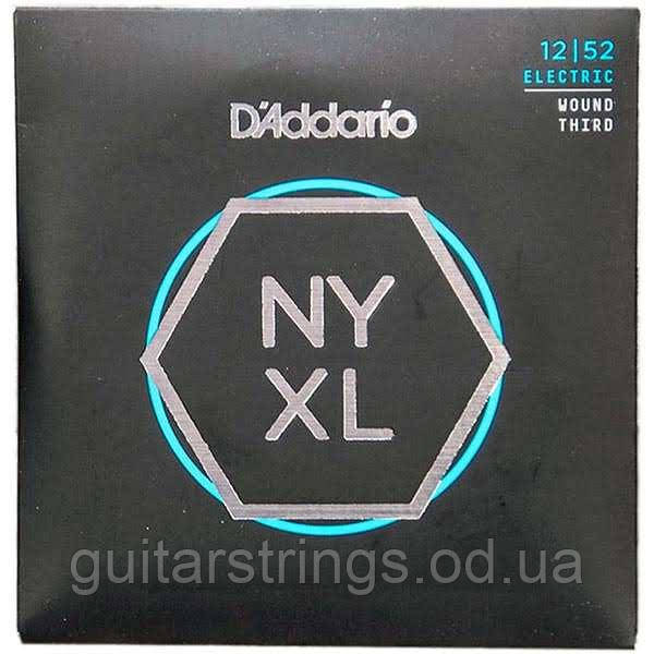Струны D'Addario NYXL1252W Nickel Wound Carbon Core Light 12-52, фото 1