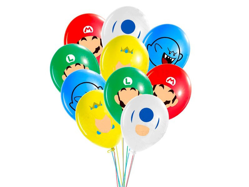 Набір повітряних куль із латексу 12 тематики Super Mario 10 штук