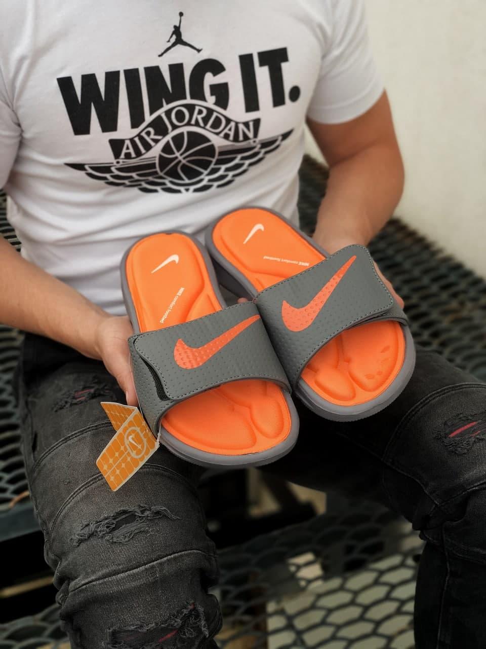 Чоловічі Капці Nike Black Orange 40