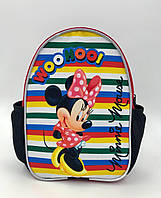 Рюкзак дошкольный МИККИ МАУС ( детский рюкзак ) со светоотражающей лентой красный