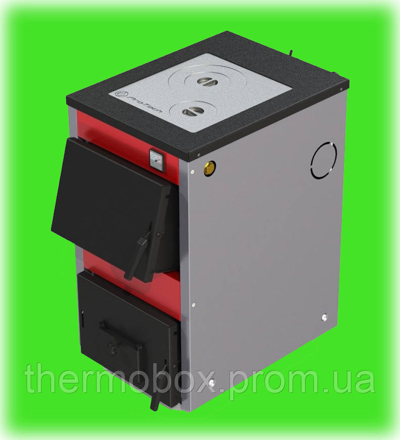 Котел Угольно-дровяной с Плитой ТТП-15с ДЛюкс (DLuxe) 4 Мм ProTech ...