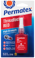 Фиксатор высокой прочности Permatex® High Strength Threadlocker RED (10 мл) 27110