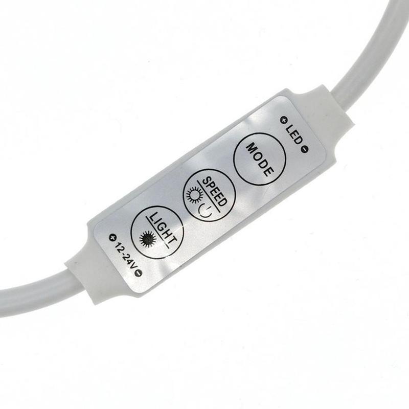 Стационарный LED димер LEDTech mini проводной ручное управление 12-24v 6A 72w (6А 72вт) для светодиодной ленты - фото 4 - id-p320684323
