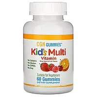 California Gold Nutrition, Мультивитамины для детей с ягодным и фруктовым вкусами, 60 жевательных таблеток