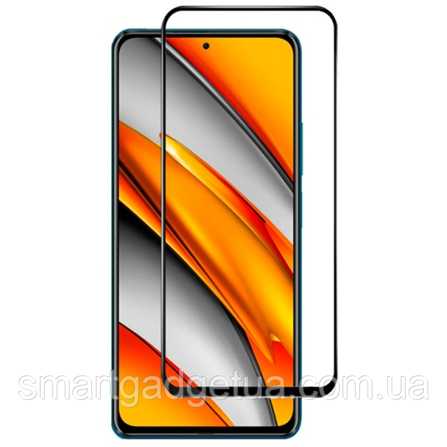 Захисне скло 9D. 9H Повне обклеювання для телефону Xiaomi Redmi K40, Redmi K40 Pro, Redmi K40 Pro +(Poco F3)