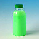 Пляшка ПЕТ 330 мл. Квадратна із закругленими кутами. з Чорною кришкою 38 мм, фото 5