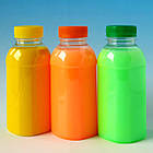 Пляшка ПЕТ 330 мл. Квадратна із закругленими кутами. з Чорною кришкою 38 мм, фото 7