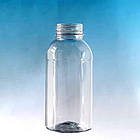 Пляшка ПЕТ 330 мл. Квадратна із закругленими кутами. з Чорною кришкою 38 мм, фото 8