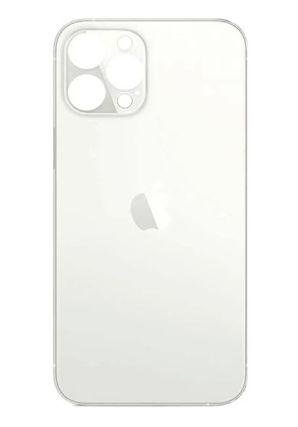 Задня кришка (скло) iPhone 12 Pro Max Silver, колір сріблястий