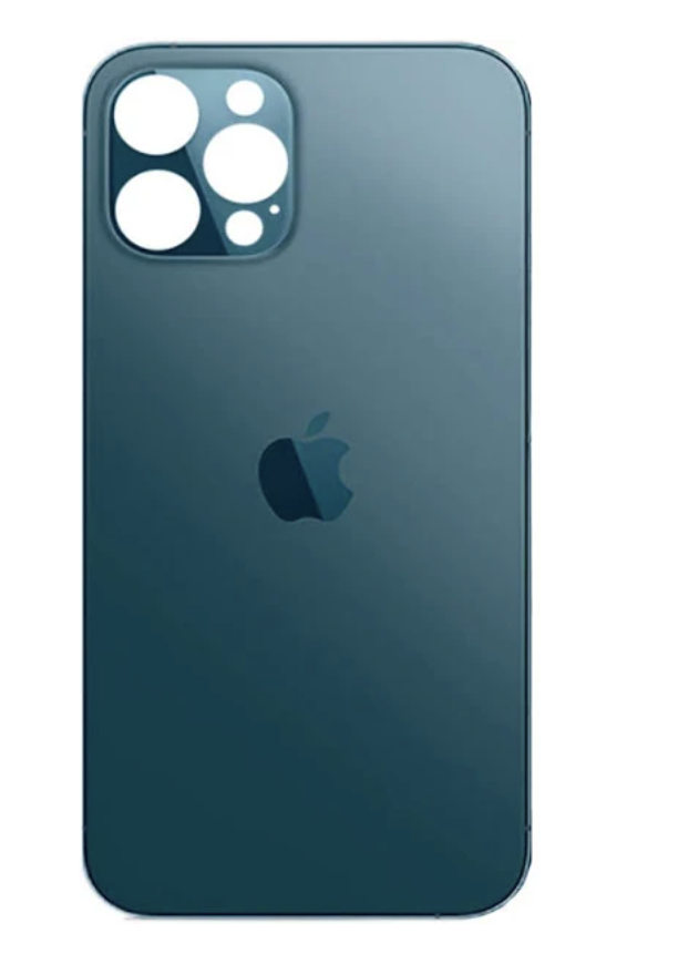 Задня кришка (скло) iPhone 12 Pro Max Pacific Blue, колір синій