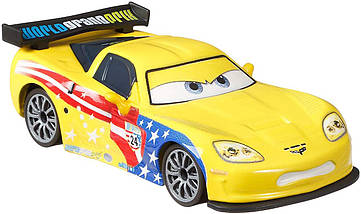 Тачки : Джефф Горвет (Disney Pixar Cars Jeff Gorvette) від Mattel, фото 3
