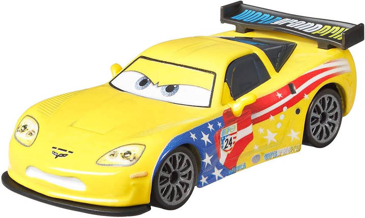 Тачки : Джефф Горвет (Disney Pixar Cars Jeff Gorvette) від Mattel, фото 2