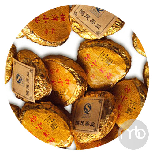 Чай Оолонг (Улун) Да Хун Пао пресований у фользі китайський чай 100 г
