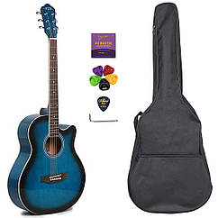 Гітара акустична Caravan Music HS-4010 BL (чохол, скарбничка, медіатор, струна, ключ)