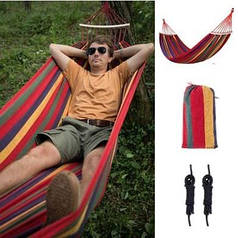 Гамак гавайський Помаранчевий 150*200,планка 120 см MA545orange