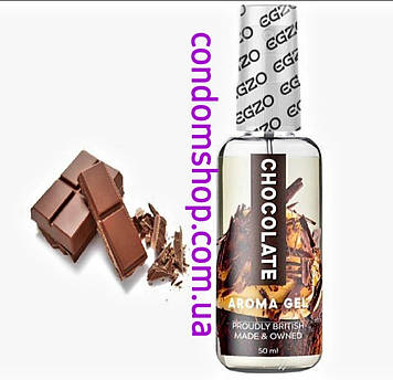 Съедобная гель-смазка  Egzo Aroma gel Chocolate  вкус шоколада. Великобританія. 50 мл.ПРЕМИУМ БРЕНД!