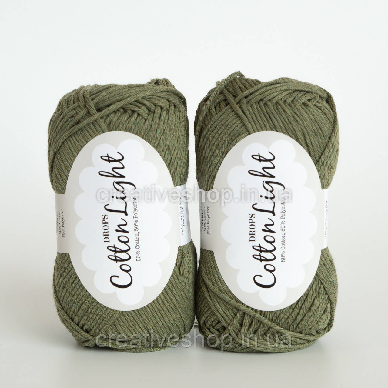 Пряжа DROPS Cotton Light (колір 12 khaki)