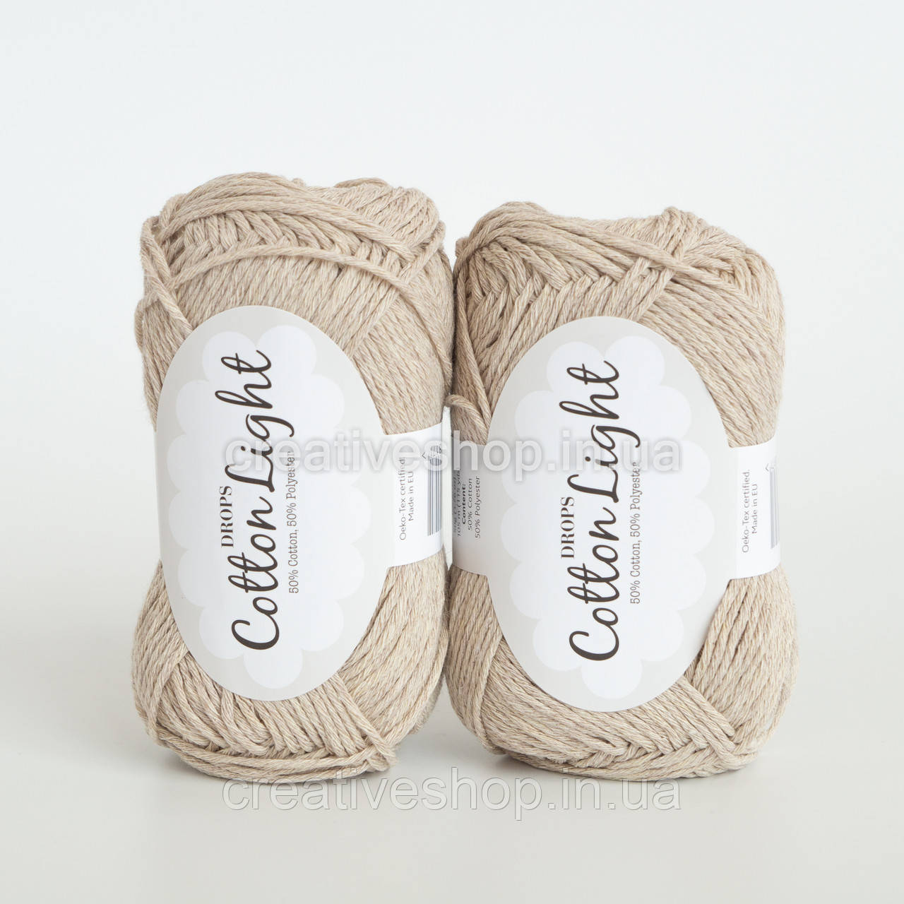 Пряжа DROPS Cotton Light (колір 21 light beige)